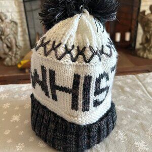 Whistler Canada Knit Hat – Gray & Cream – Like New